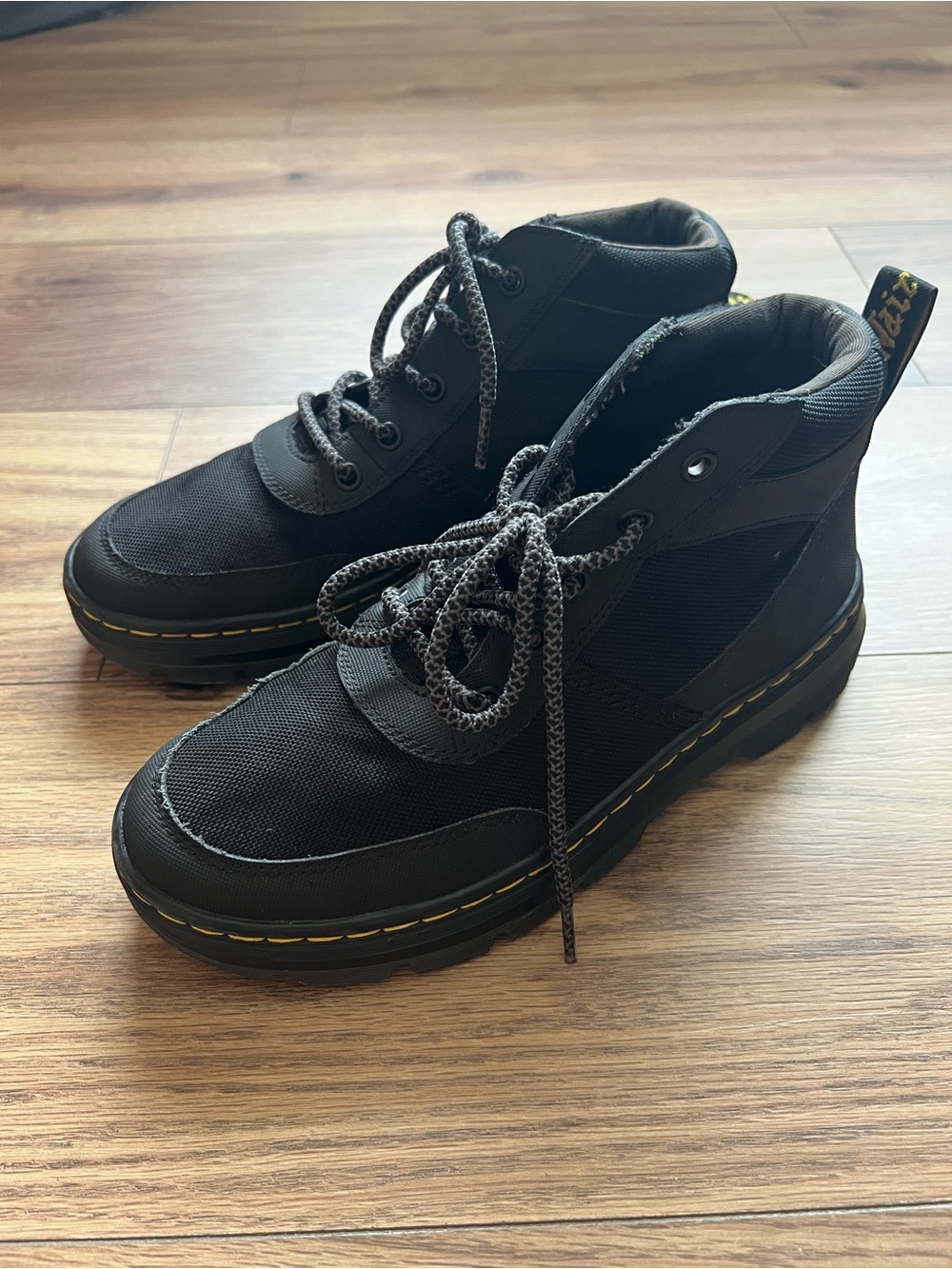 Dr. Martens Bonny Tech Black Extra Tough Boots US Men 7 Women 8 EU 39